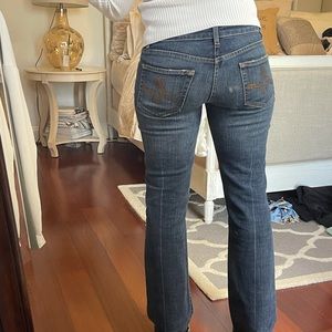 Bebe Flare Jeans Dark Wash